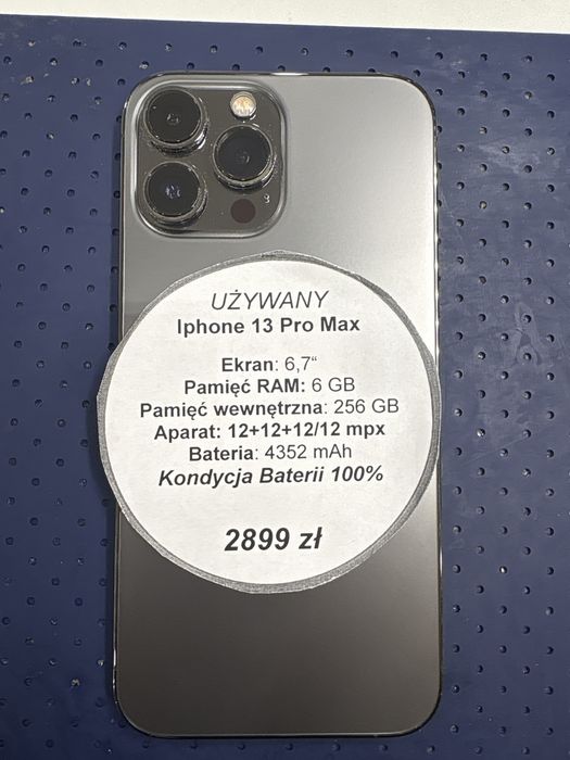 Iphone 13 Pro Max 100% kondycja baterii