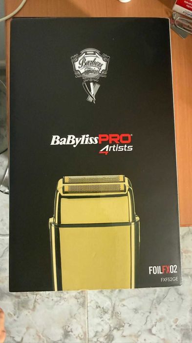 Babyliss Pro Foilfx02 Gunsteel Maquina de Barbear Dourada