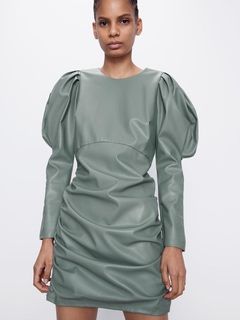 Сукня Zara, екошкіра
