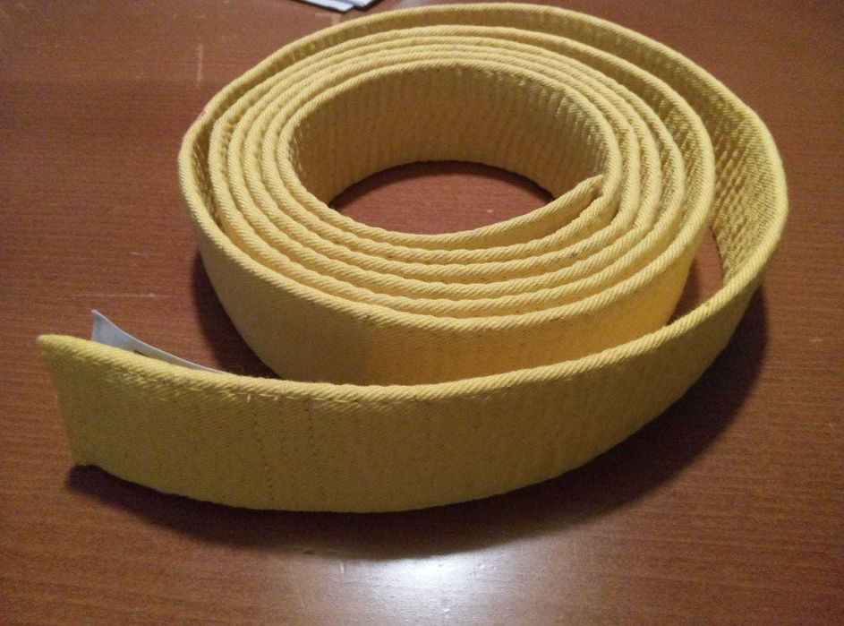 CINTO ARTES MARCIAIS AMARELO, 2,8M