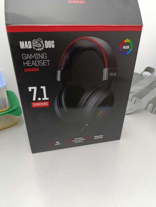 Słuchawki Mat&Dog Gaming Headset7.1 600K Nowe