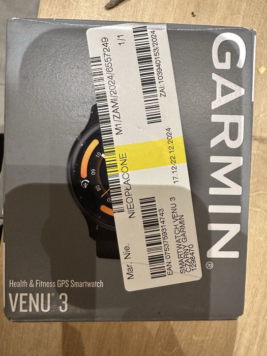Zegarek garmin venu 3