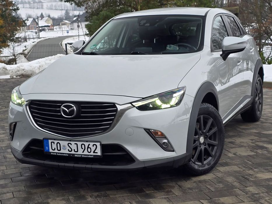 Mazda CX-3 Napęd 4x4●Reflektory LED●Nawigacja●Kamera●Head UP●Nowe Opony Zimowe