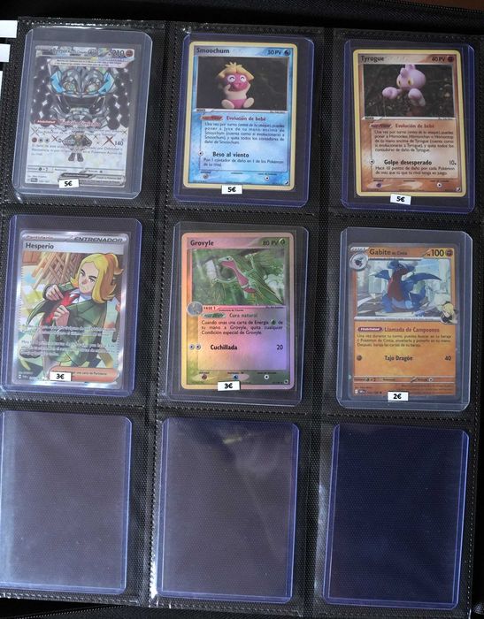 Cartas/Singles Pokémon TCG CN/KR/PT/ES/IT/GR.