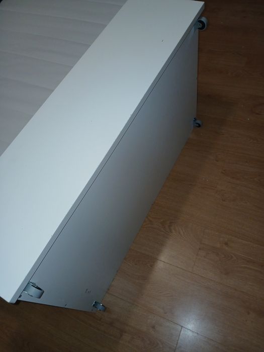 Caixa arrumação p/estr cama, branco, 200 cm