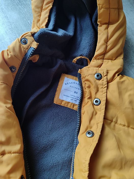 Musztardowa kurtka zimowa #ciepła