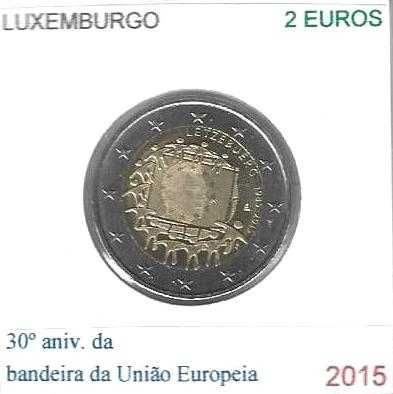30 Anos da Bandeira da U. E. - 2015 - - Moedas Comemorativas de 2,00 €