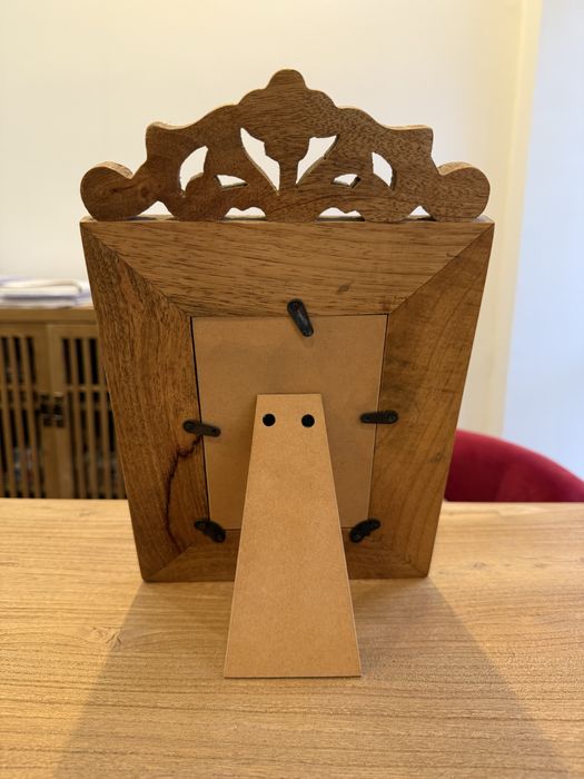 Drewniana ramka na zdjęcie, stan idealny