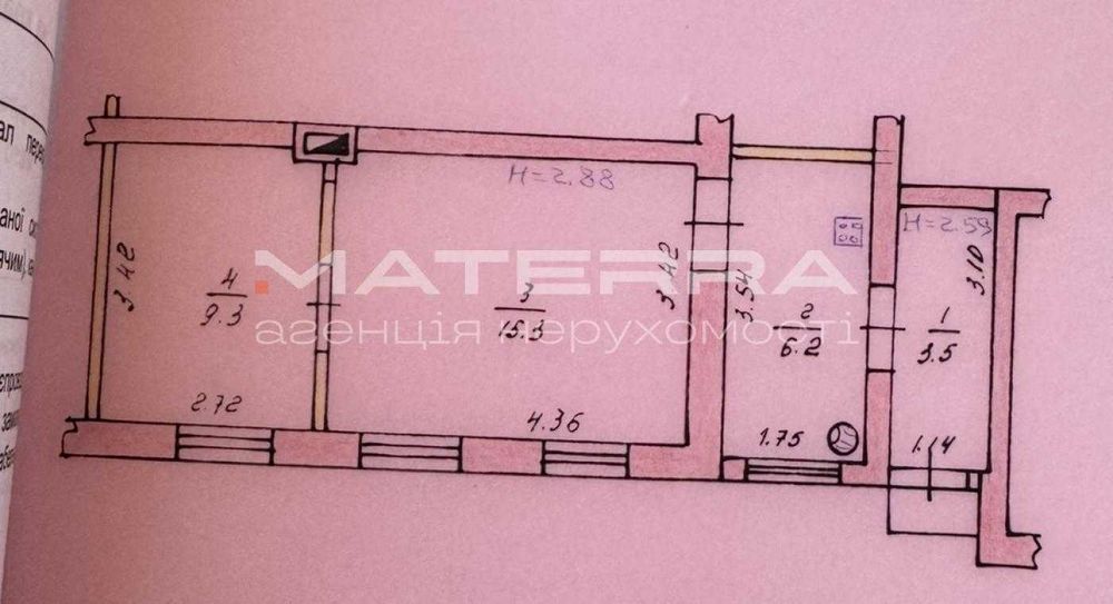 Нова Боярка продаж квартири/частини будинку 34 м.кв.