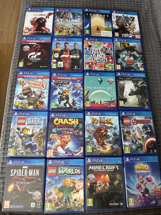 Gry Ps4 slim Pro Ps5 lego minecraft fifa NFS spiderman sprzedam zamien