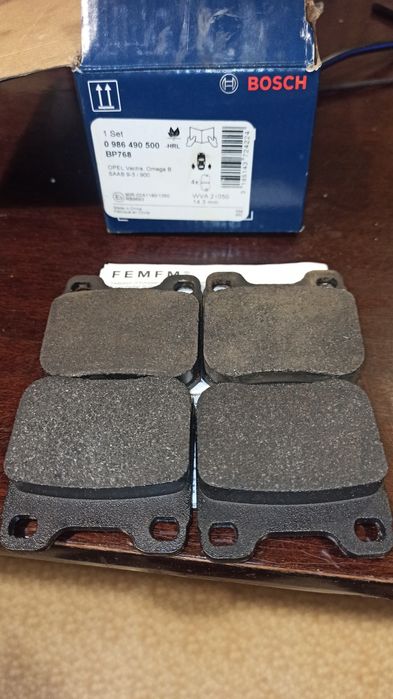 Задні гальмівні колодки Bosch, орігинал, Opel Omega A/B, Vectra, Saab