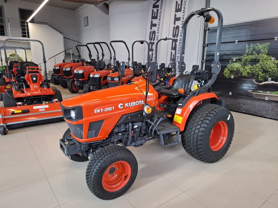 OFERTA LIMITOWANA! Kubota EK1-261 HST, 4X4, Mikrociągnik ogrodniczy