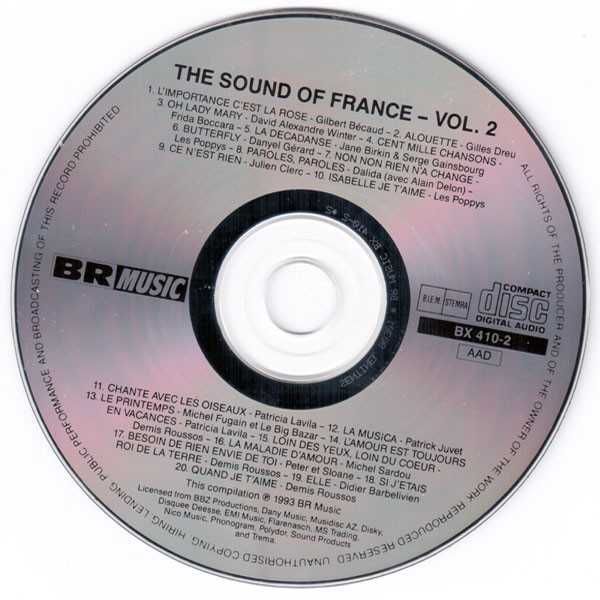 The sound of France - Volume 1 - CD - 1993