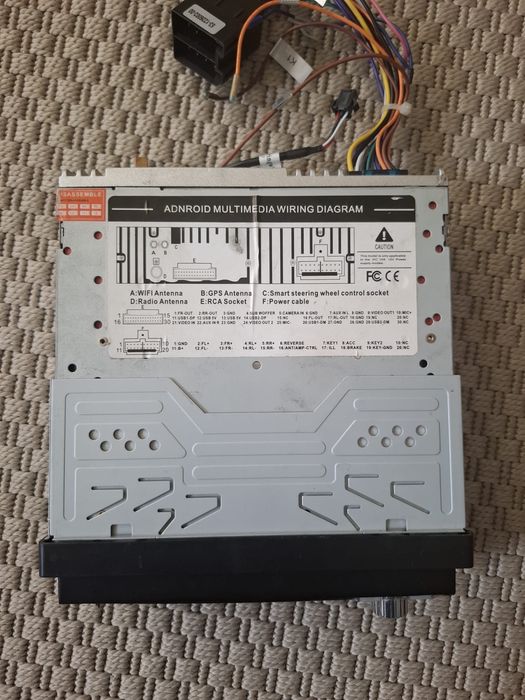 Pumpkin 7" Din 1 Android 10 Flip-Out Touch Screen Car Radio