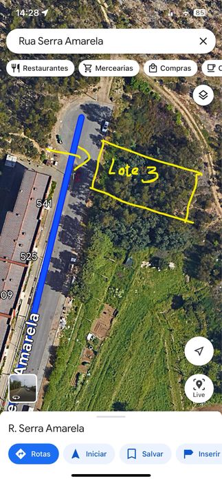 Terreno Alfena com 545m2