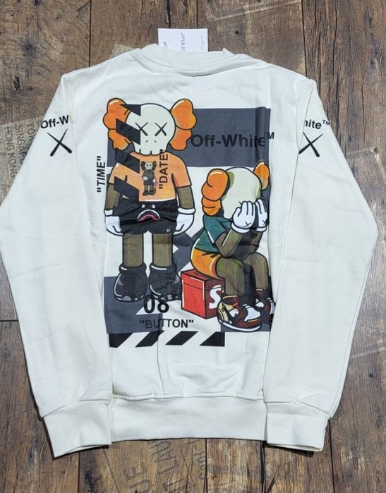 Bluza dla mężczyzn kobiety zapraszam  off  white