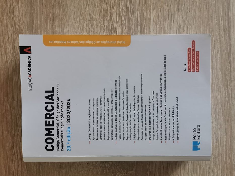 Código Comercial 20a Edição 2023/2024