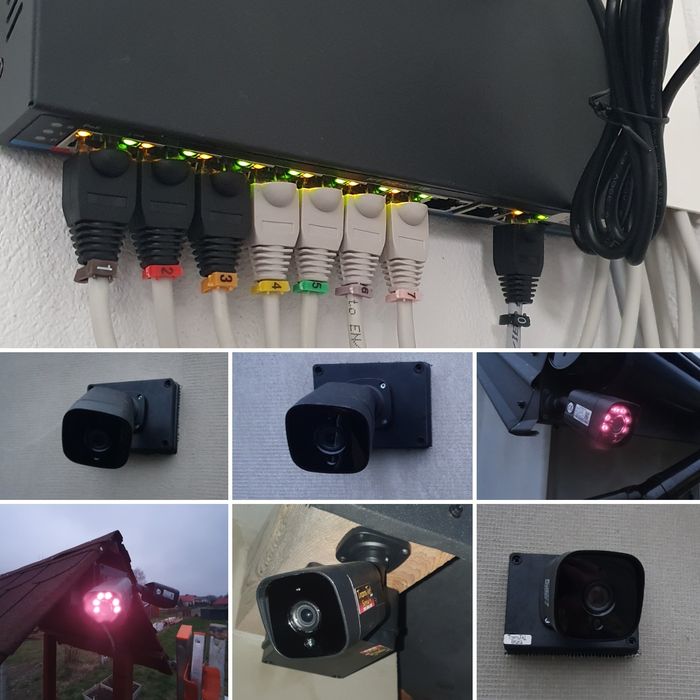 Kamery IP Monitoring CCTV Bezpieczeństwo Wizja Obraz Ochrona
