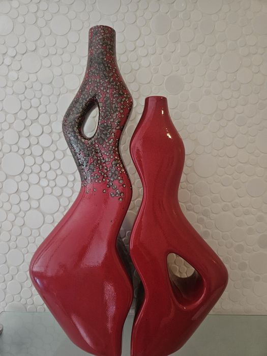 Conjunto de 2 Jarras Decorativas em Cerâmica – Vitriarte