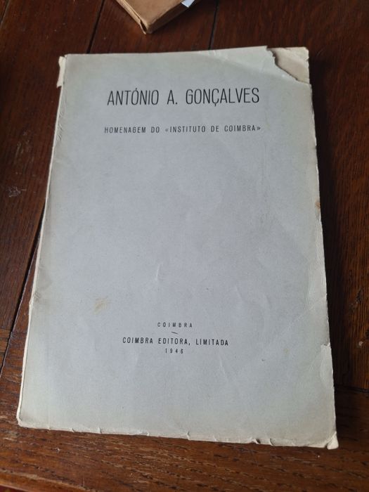 Livro antonio a goncalves  homenagem Instituto coimbra  1946