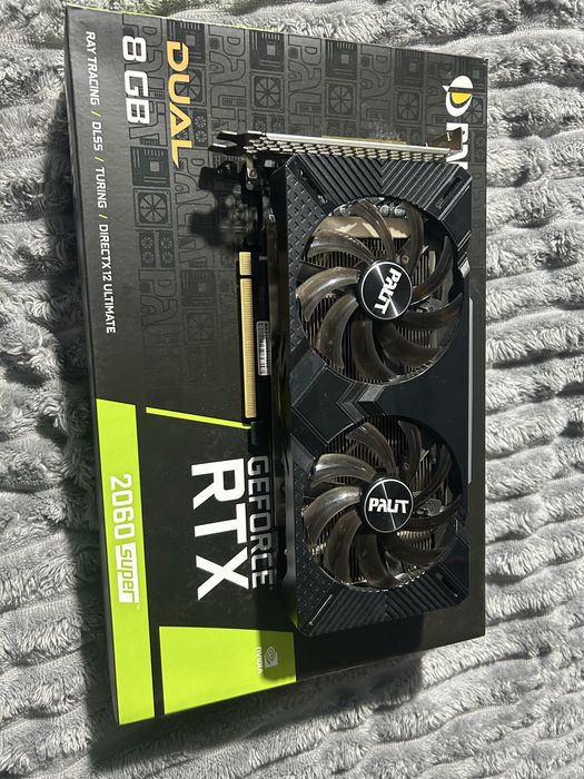 Видеокарта Palit Duall RTX2060 Super 8GB!