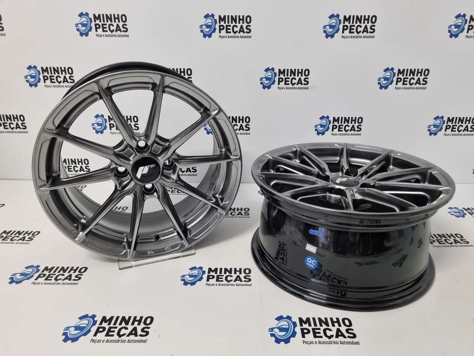 Jantes Japan Racing (JR37) em 15 (4x100) Hyper Black