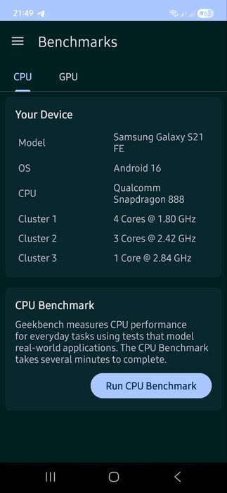 Galaxy S21fe продам