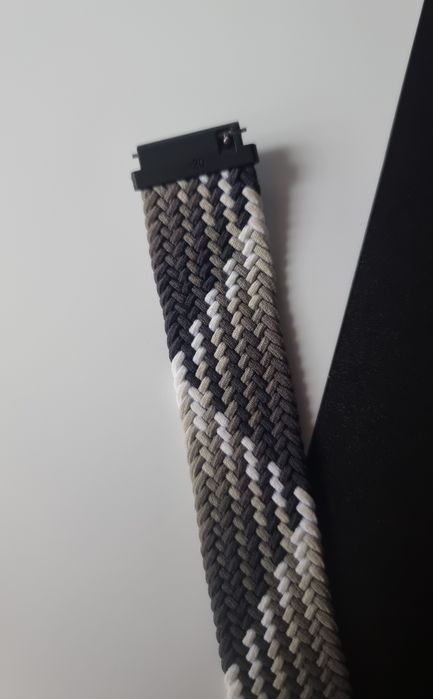 Pasek plecionego materiału 20 mm do zegarka Samsung, Huawei, Amazfit,