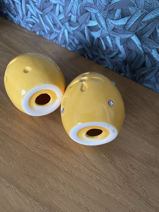 Dekoracje ceramiczne pisanki wielkanocne 2 szt