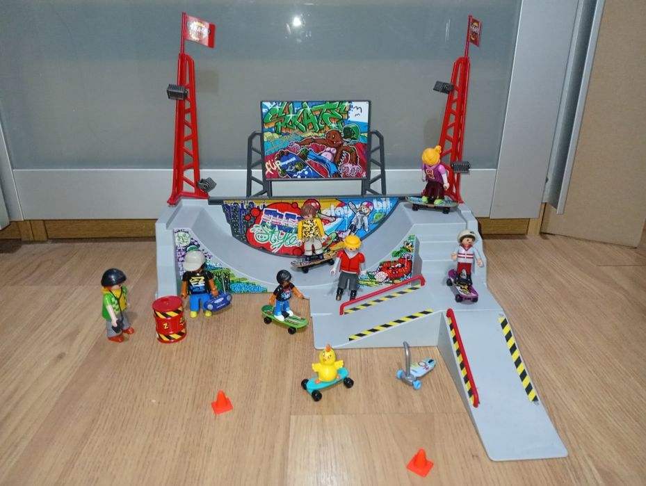 Pista de skate de brincar Playmobil nova