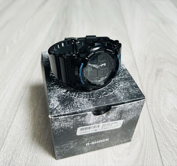 Casio G-SHOCK GA-100-1A1ER – stan idealny + zapasowy pasek