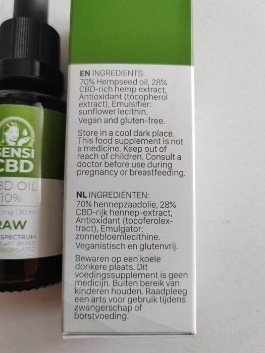 Olejek CBD Sensi CBD 10% 3000 mg 30 ml