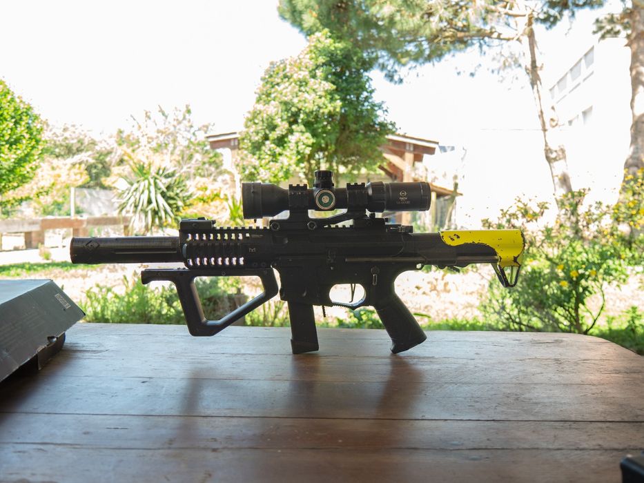 Réplicas curtas de airsoft.