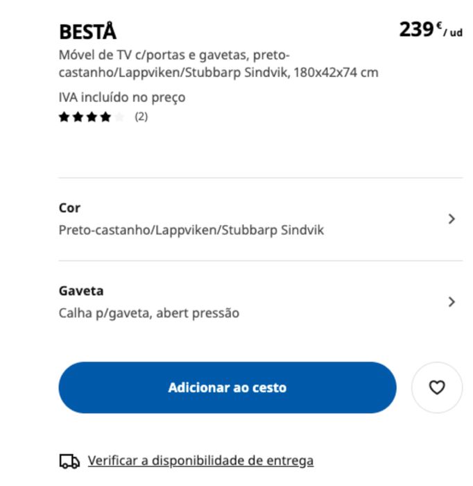 Móvel de TV (BESTA)