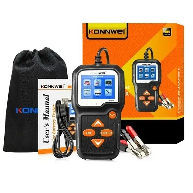 Тестер акумуляторних батарей Konnwei KW650