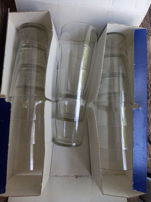 Тонкие бокалы без рисунка 325ml