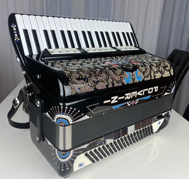 Akordeon włoski Polverini 120/5/5 Casotto - Piękny!
