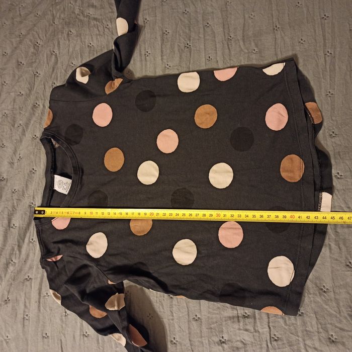 Lindex 110 110 Lindex 2x bawelniana bluzka z dlugim rękawem 
2x bawełn