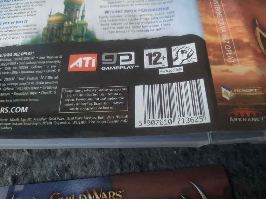 GuildWars Nightfall PC DVD PL ENG