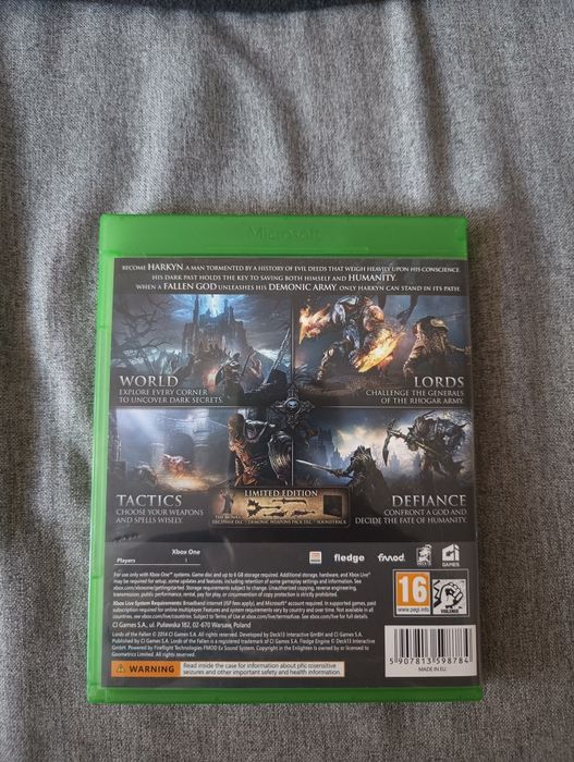 Lords od the Fallen xbox