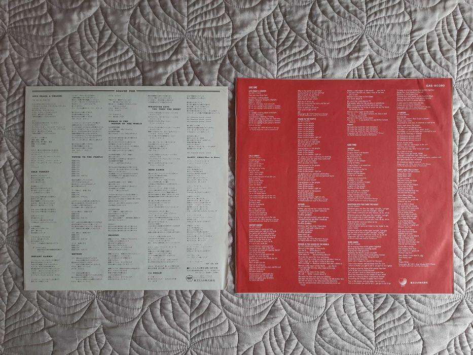 John Lennon/Plastic Ono Band - Shaved Fish - Japão - Vinil LP