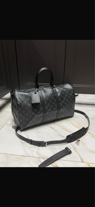 Torba podróżna Louis Vuitton Keepall Bandoulière Eclipse