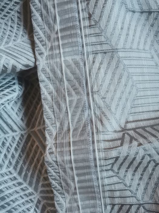 Zasłony na okno srebrne