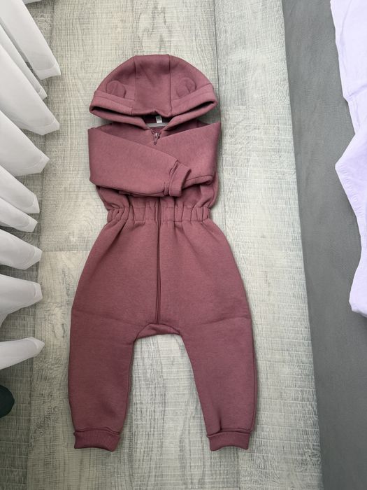 Утепленный весенний комбинезон для девочки