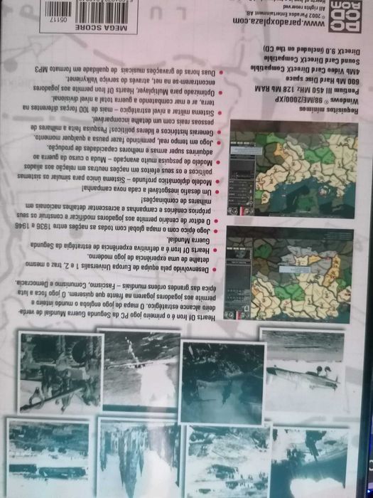 Hearts of Iron jogo Pc novo ainda selado caixa original