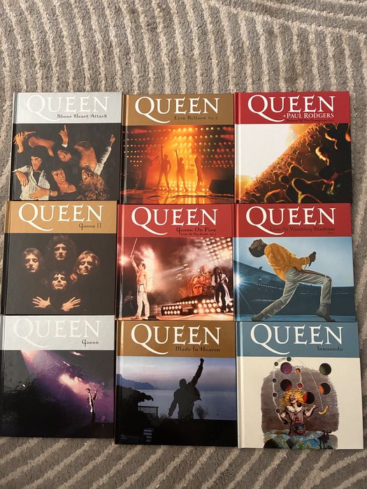 Coleçao Livros + CDs Queen completa