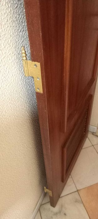 2 X Portas Madeira | Detalhes dourados