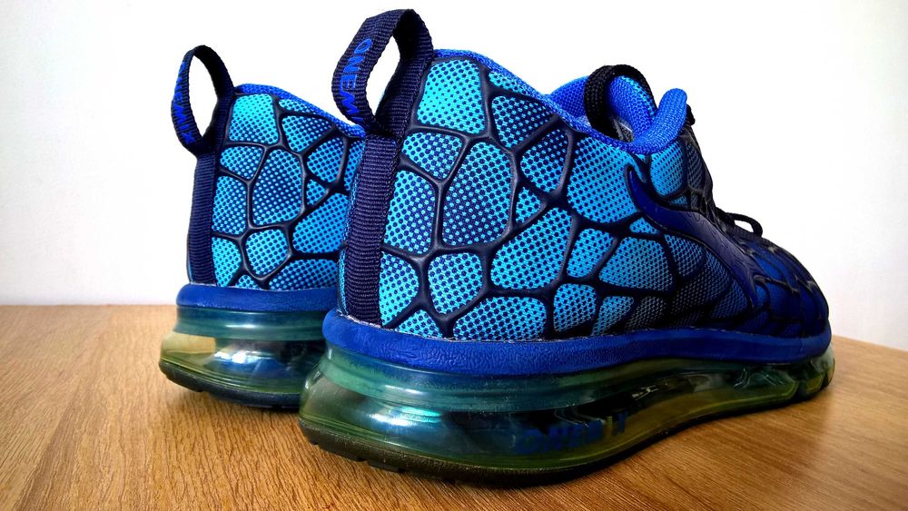 ONEMIX snekersy chrabowy niebieski poduszka AIR MAX