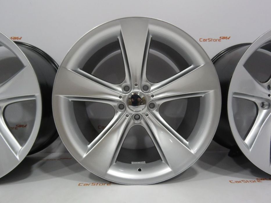 Jantes look Bmw Style 128   19'' 9 et 24 + 10 et 14 5x120 Hypersilver