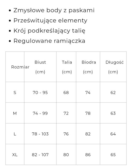 Body z siateczki rozm M